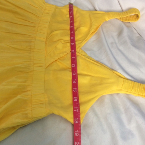 Calvin Klein Cute Bright Yellow Sundress Size 14 - Picture 9 of 12